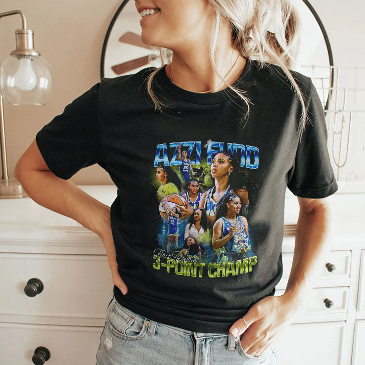 Azzi Fudd First Rookie 3 Point Champ T Shirt