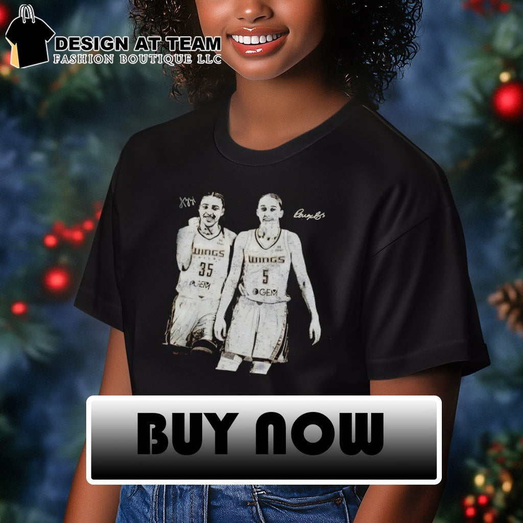 Azzi Fudd Paige Bueckers Basketball Vintage signature WNBA shirt