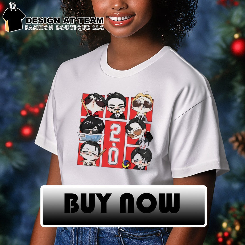 BTS 2.0 chibi Kpop Army Concert 2026 shirt