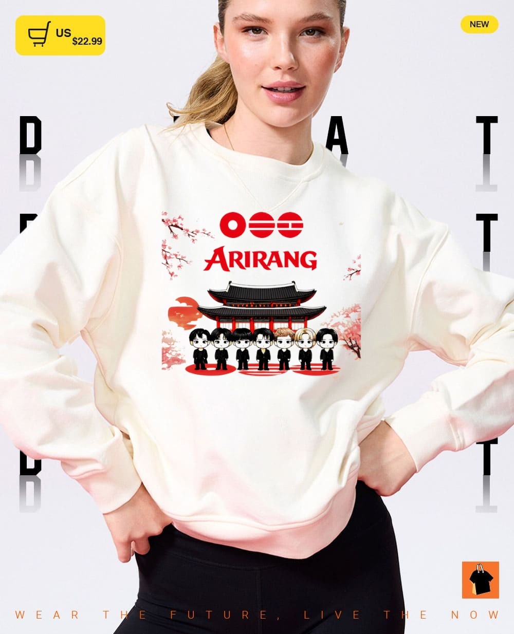 BTS Arirang World Tour 2026 Bangtan Idol Group Concert shirt