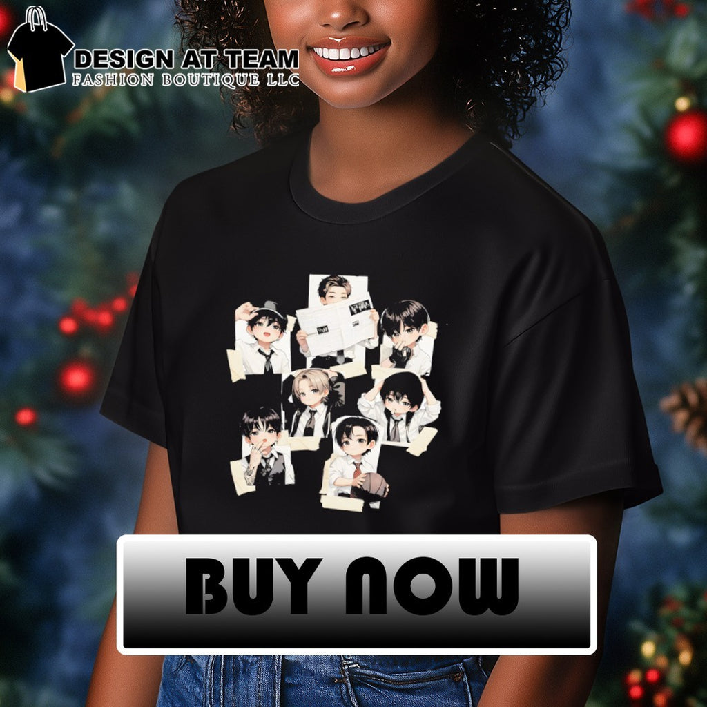 BTS Arirang World Tour 2026 Kpop Bangtan chibi shirt
