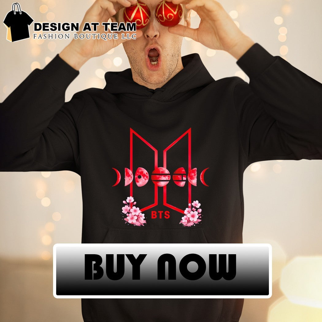 BTS Floral Moon Phase Arirang Kpop Tour 2026 shirt