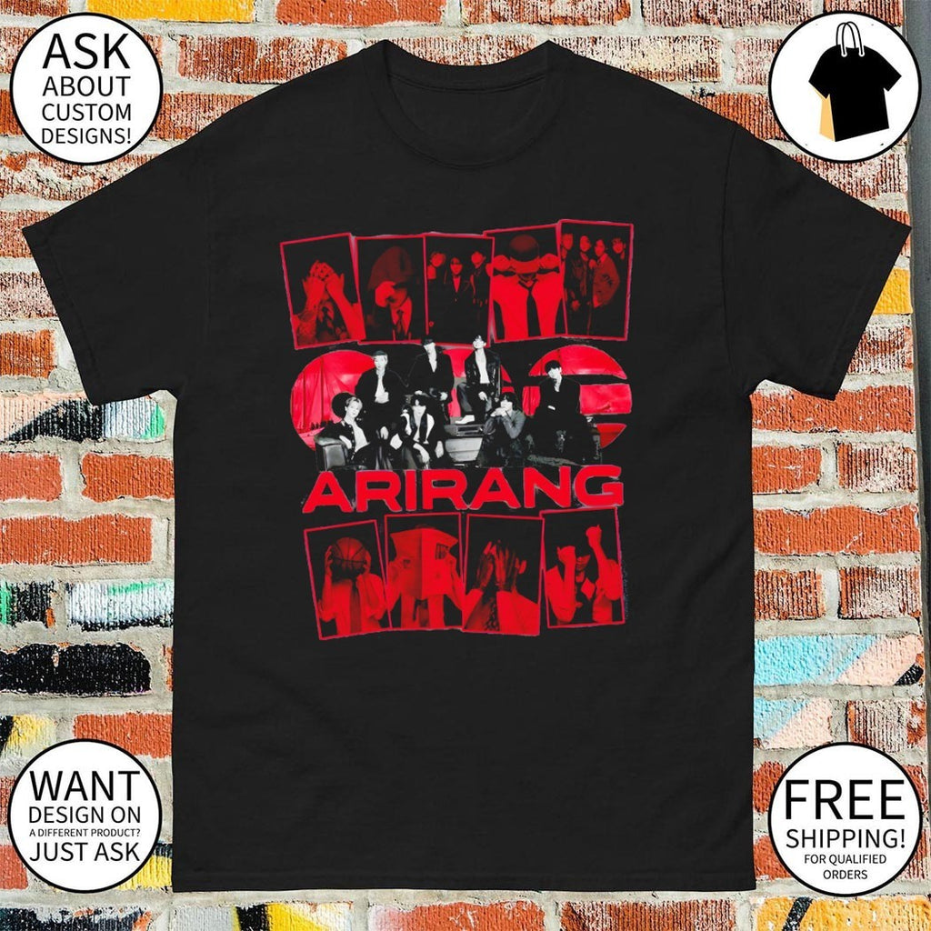 BTS Kpop Arirang 2026 World Tour Concert vintage shirt