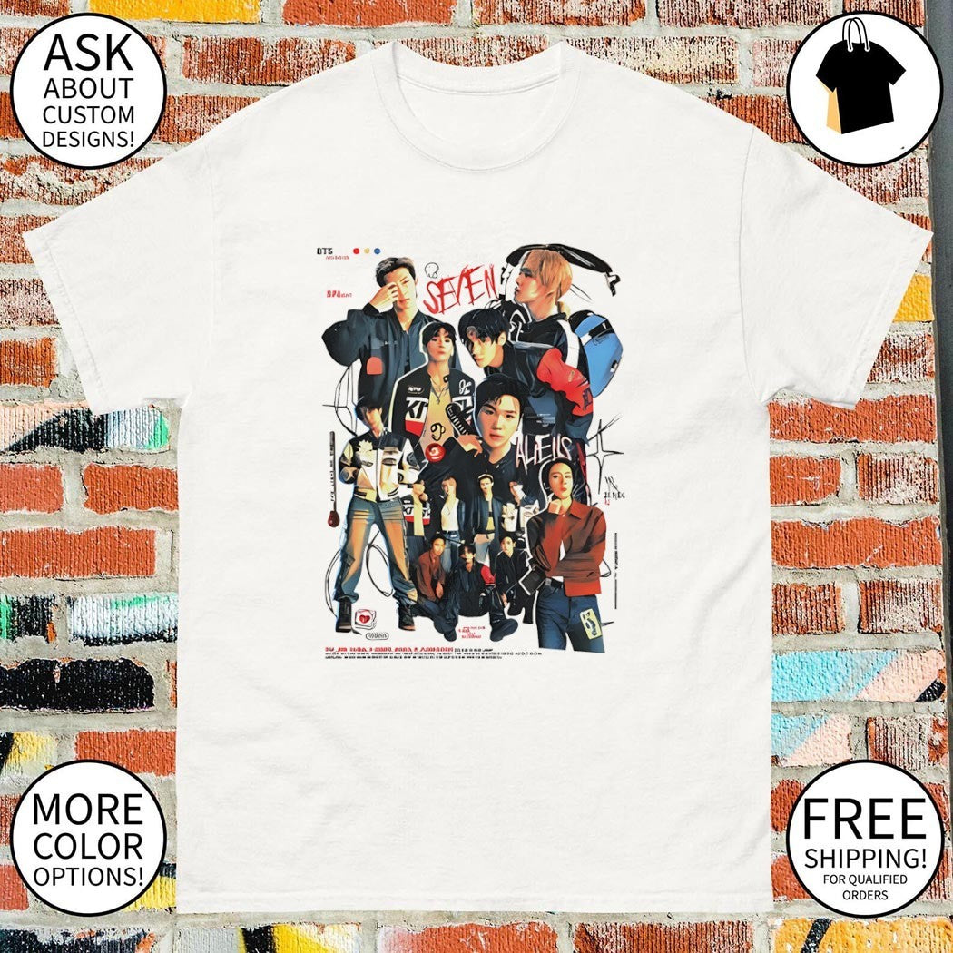 BTS Seven Alien graphic shirt