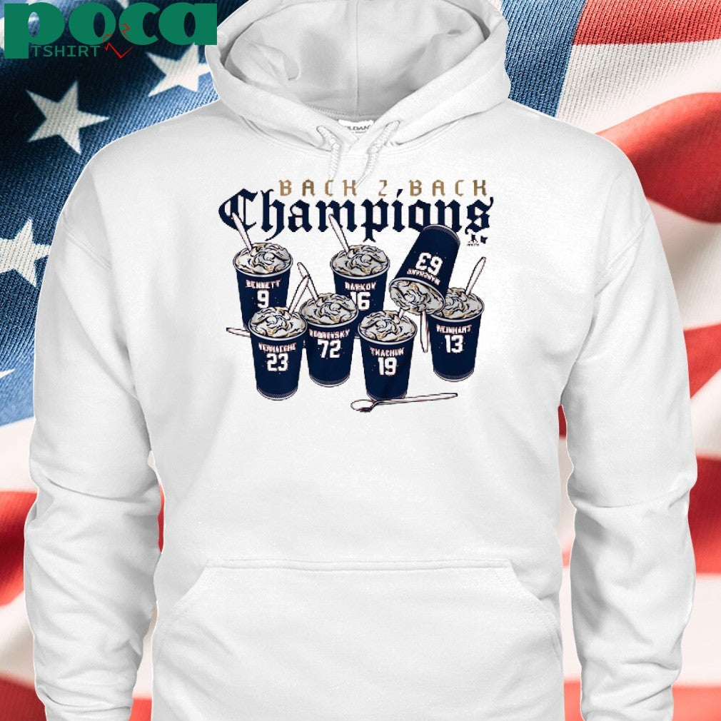Back 2 Back Champions Florida Hockey Ice Cream T-shirt