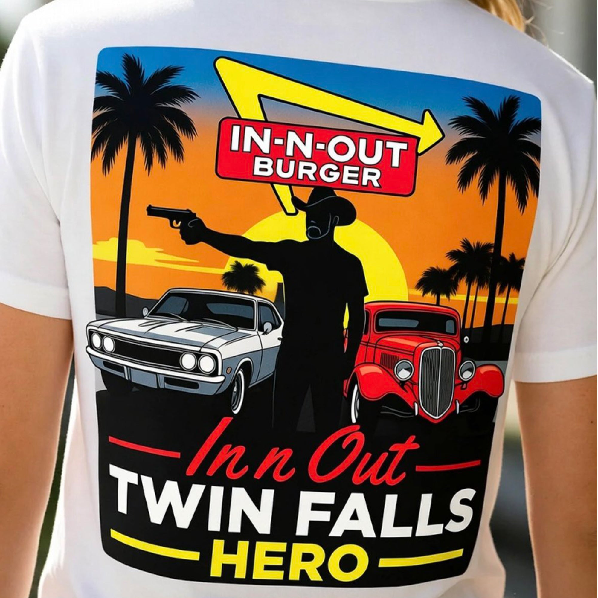 Back In N Out Burger Twin Falls Hero 2026 Shirt