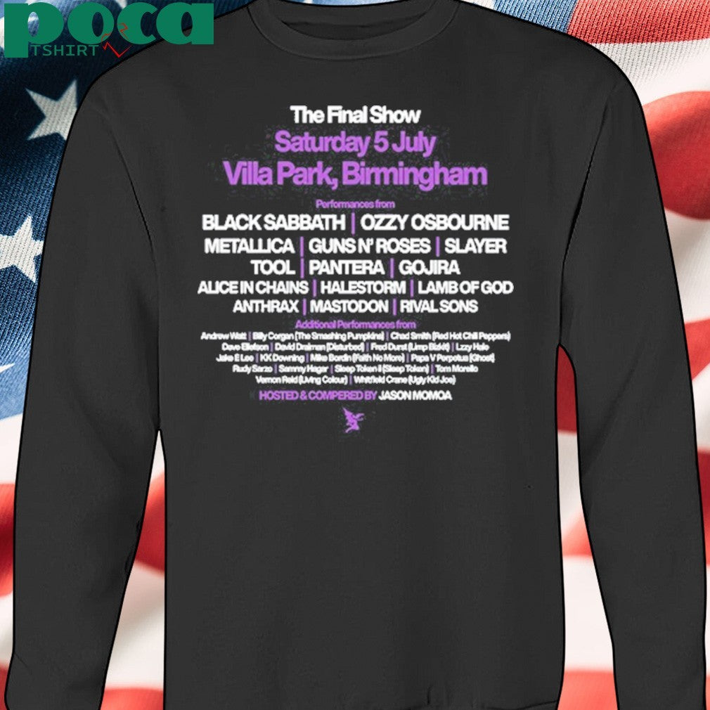 Back to the Beginning 2025-07-05 Birmingham Shirt