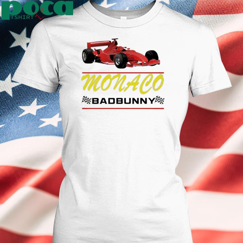 Bad Bunny Most Wanted Monaco Race Car Tour Shirt