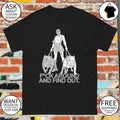 Balaclava walking two Pitbull dogs fuck around and find out shirt