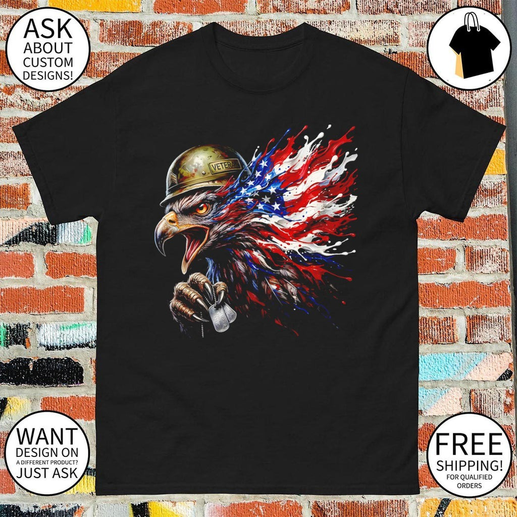 Bald Eagle Veteran American Flag Patriotic American Military shirt