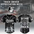 Baltimore Orioles Nation Truck Driver Appreciation Week Jersey 2025
