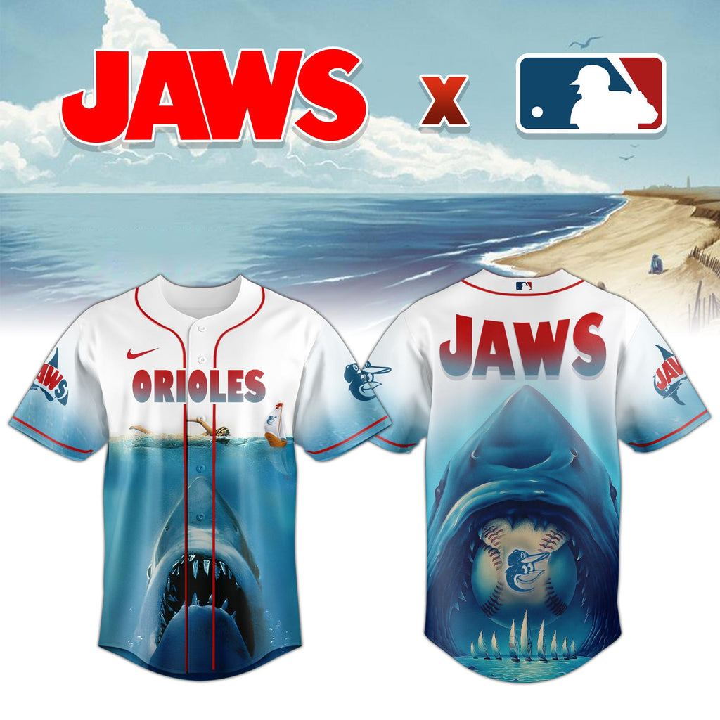 Baltimore Orioles Jaws Shark Jersey 2025