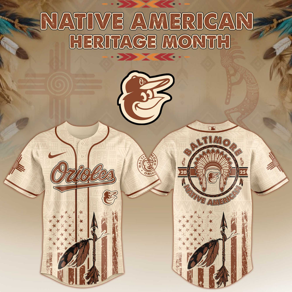Baltimore Orioles Native American Heritage Month Jersey 2025