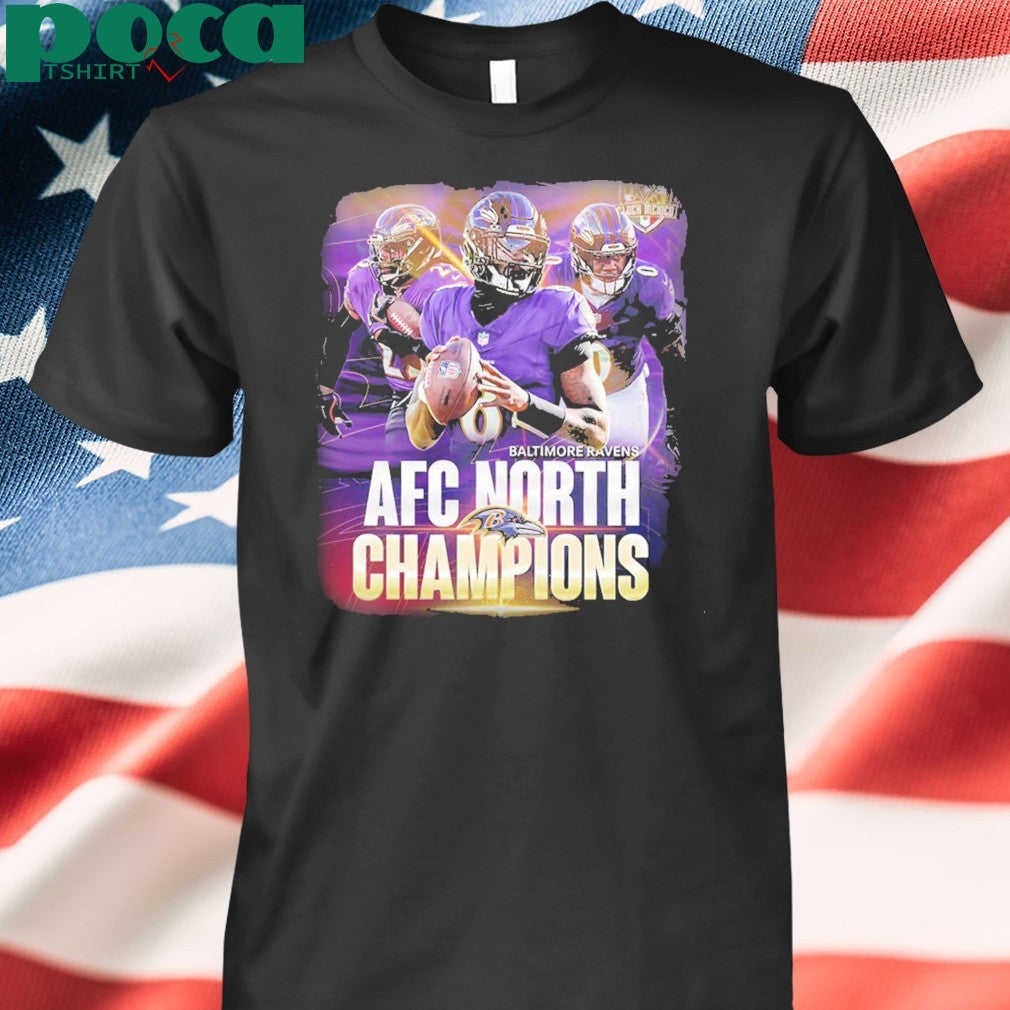 Baltimore Ravens Win The 2024 AFC North Division Champions Shirt
