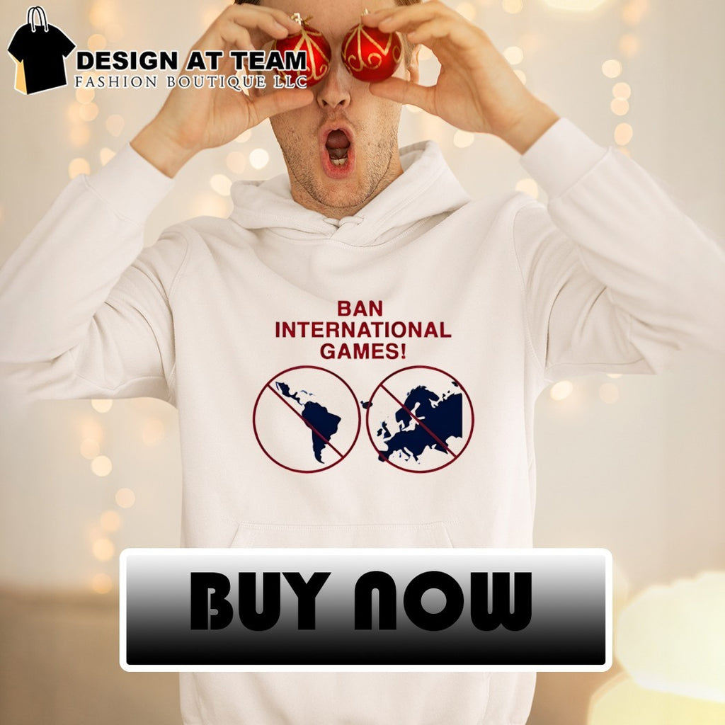 Ban International Games USA map shirt