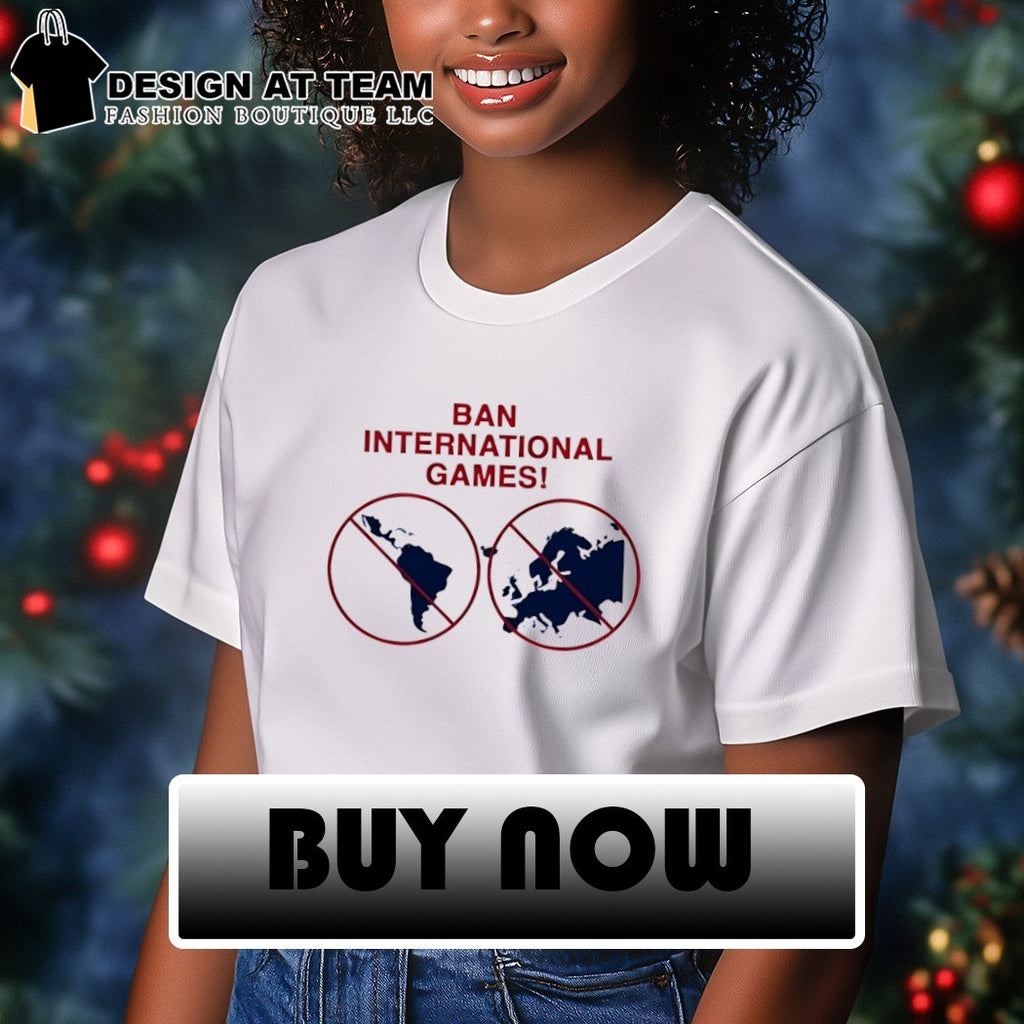 Ban International Games USA map shirt
