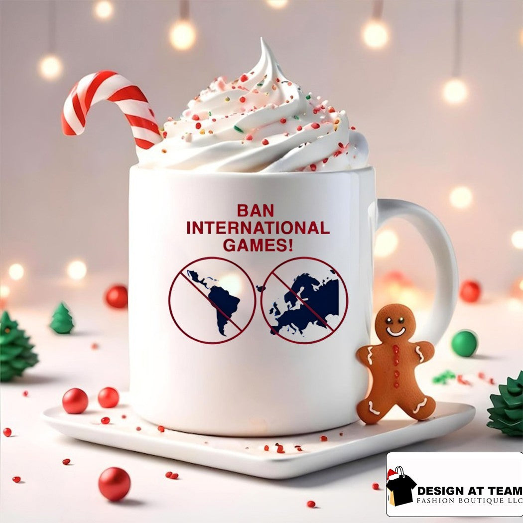 Ban International Games USA map shirt