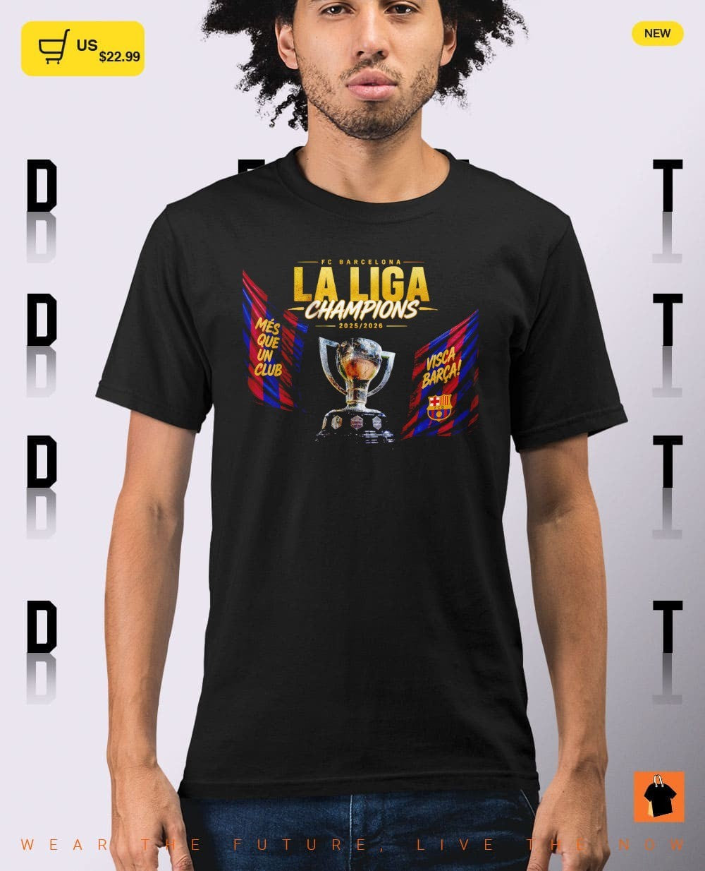 Barcelona Campeones 2025-26 Mes que un club visca barca shirt