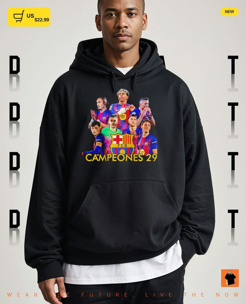 Barcelona Campeones Barca 29 2025-26 Liga 2026 Champions shirt