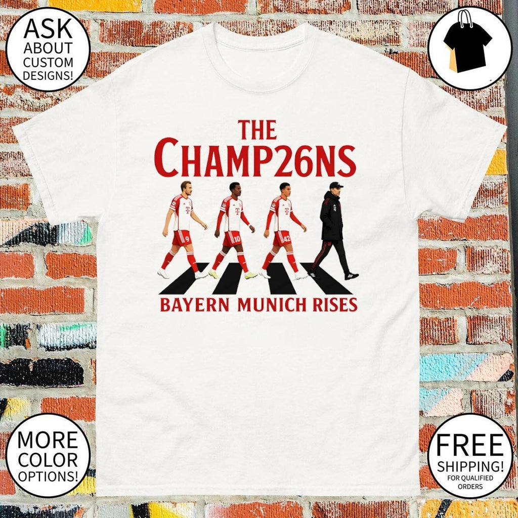 Bayern Munich Rises The Champ26ns Abbey Road Champions shirt