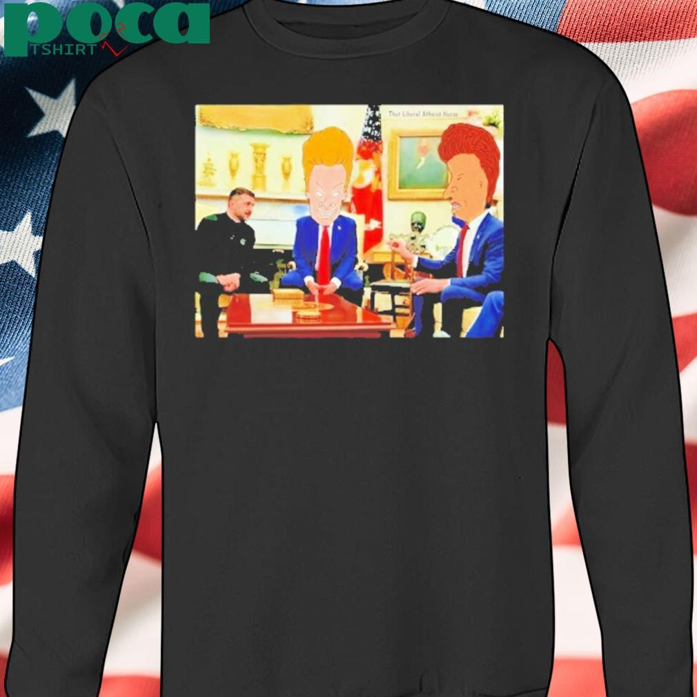 Beavis And Butt Head X Trump Zelensky Debate Shirt