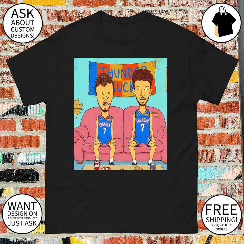 Beavis and Butt-Head Chet Holmgren Oklahoma City Thunder NBA Basketball 2026 shirt