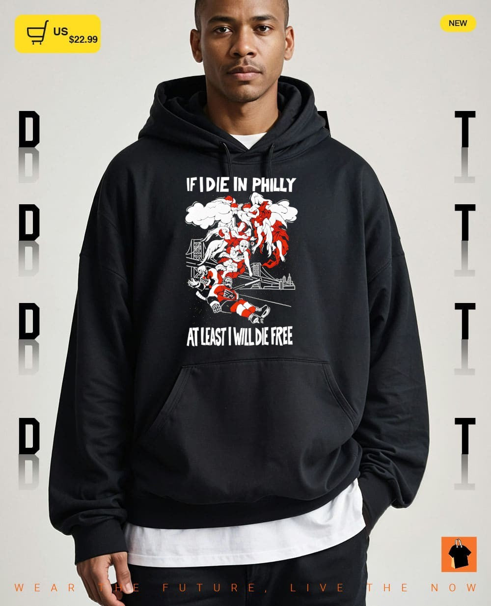 Ben Franklin Philadelphia Flyers if I die in Philly at least I will die free shirt