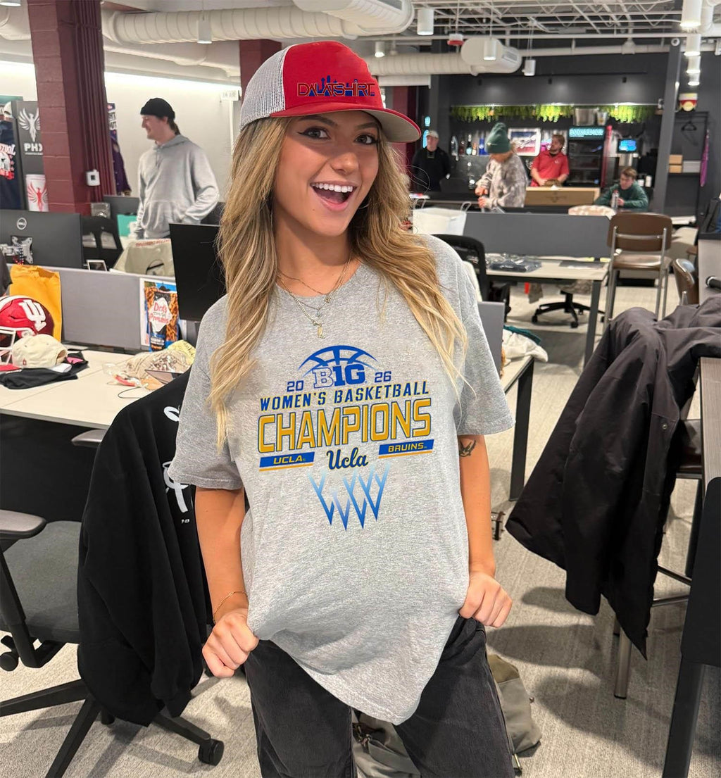 Big 10 2026 Women’s Basketball Champions UCLA Bruins Basketball Net shirt