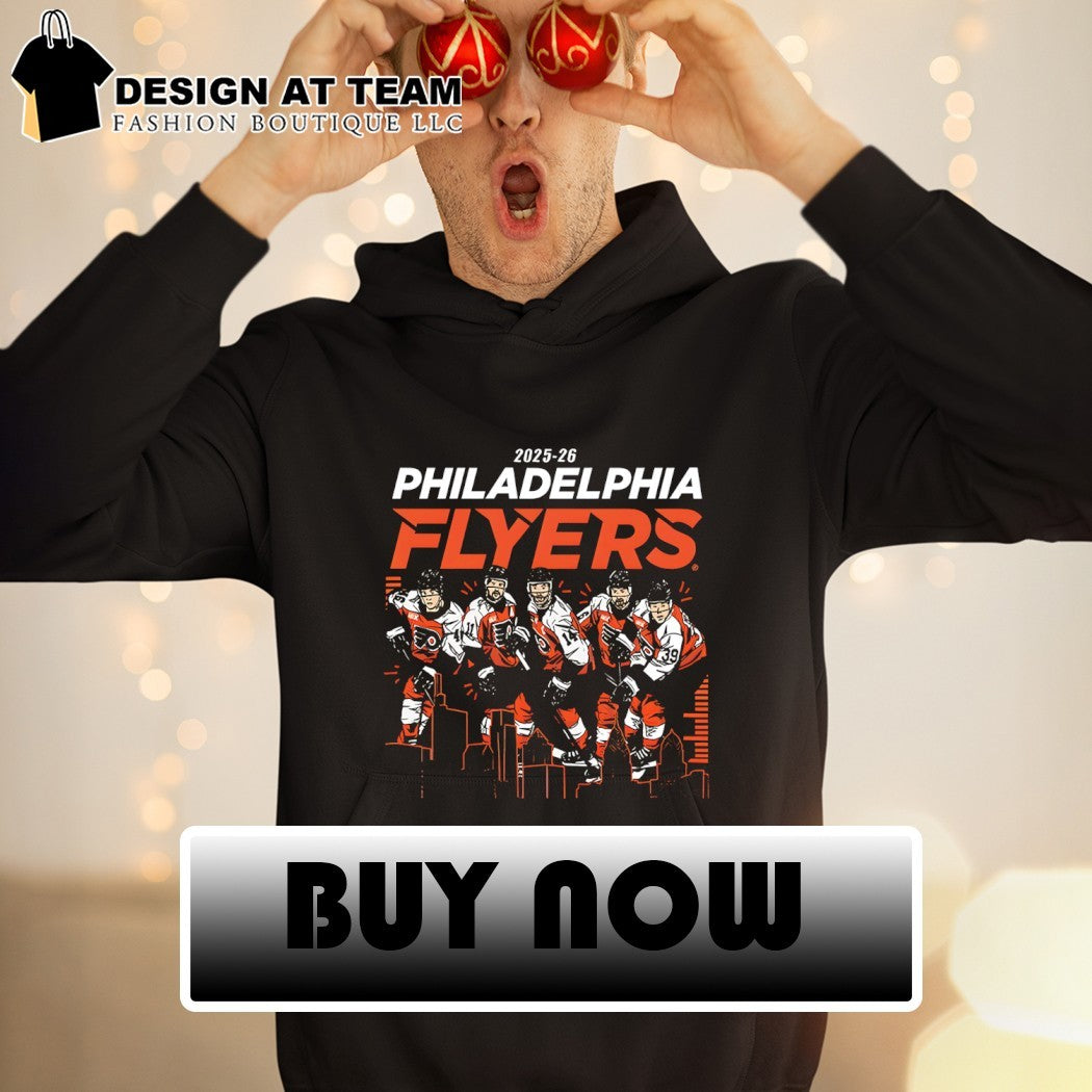 Big 5 City Skyline Philadelphia Flyers Hockey 2025 2026 hockey logo team art