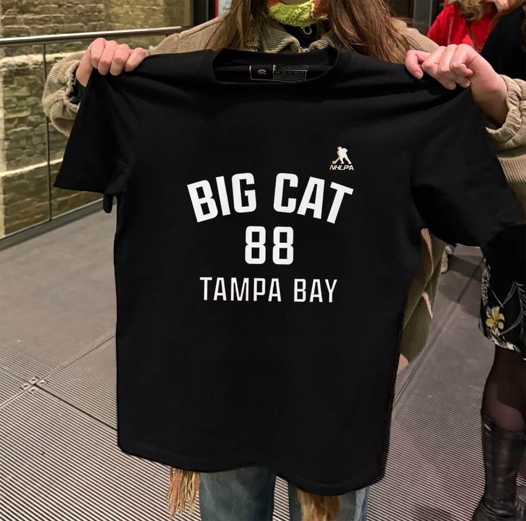Big Cat 88 Tampa Bay Vasilevskiy Goalie Nickname Number shirt shirt