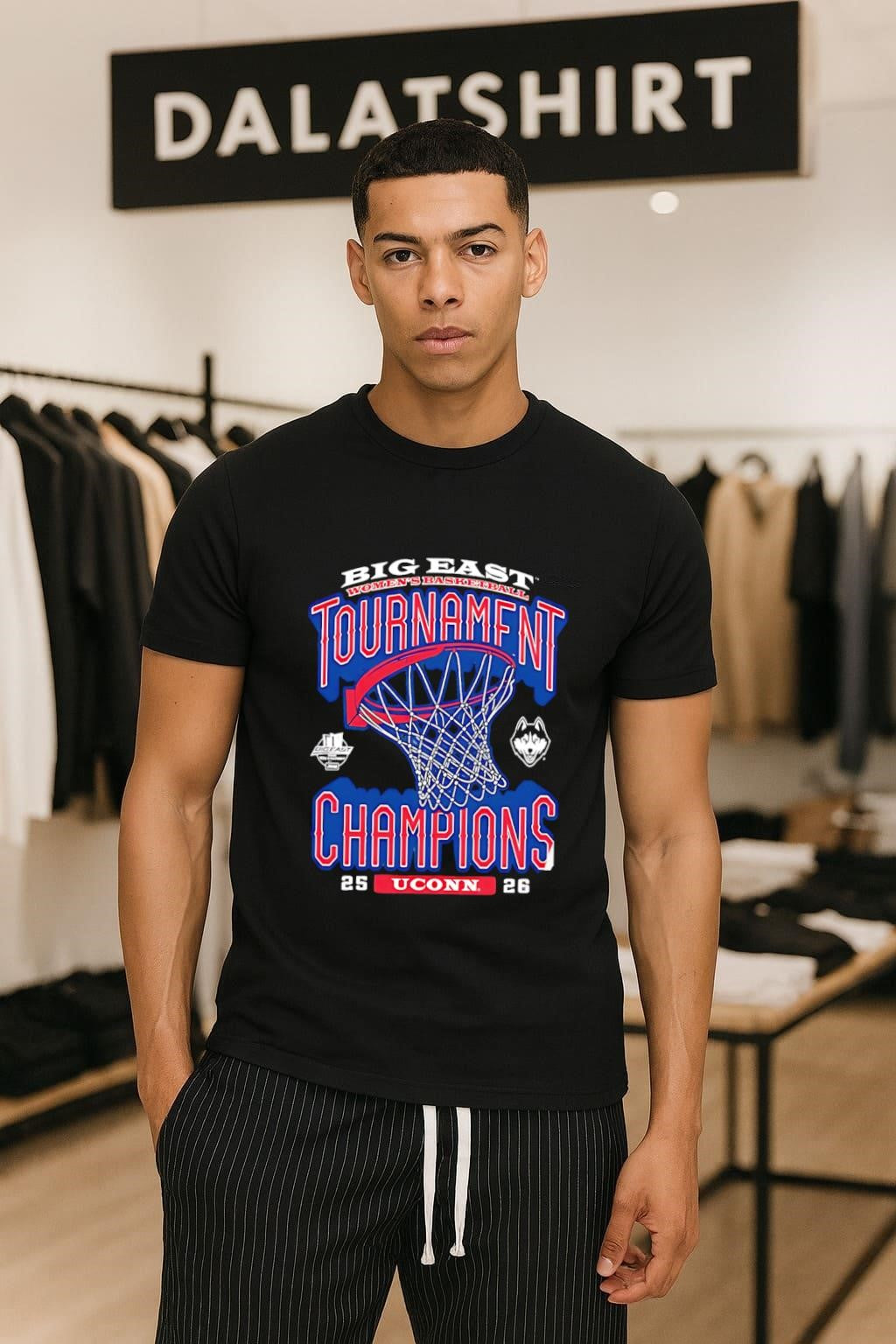 Big East Womens Basketball Tournament Champions UConn 25-26 shirt