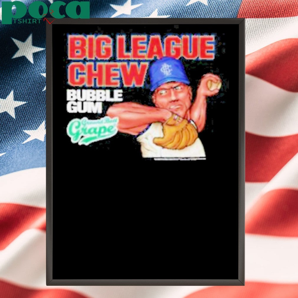 Big League Chew Bubble Gum Ground Ball Grape shirt