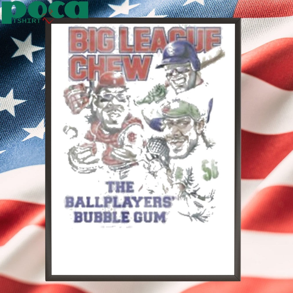 Big League Chew The Ballplayers Bubble Gum shirt