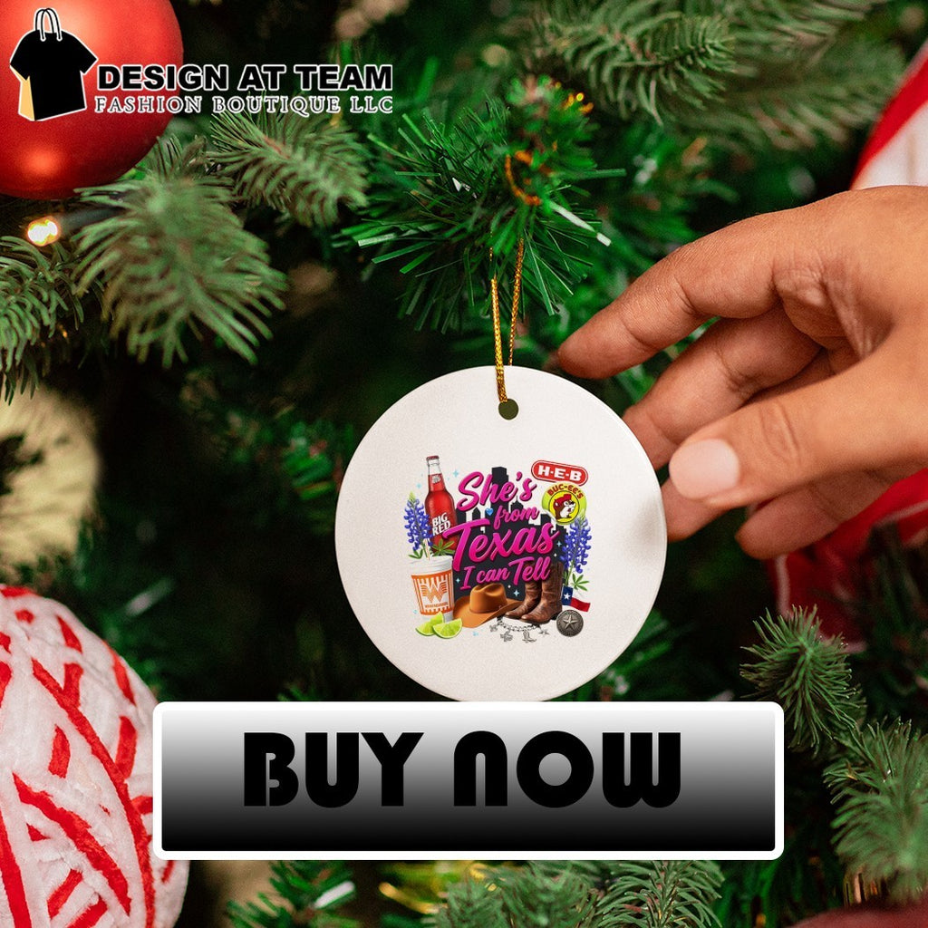 Big Red soda Whataburger H-E-B Buc-ee’s Texas bluebonnets boots she’s from Texas I can tell text shirt