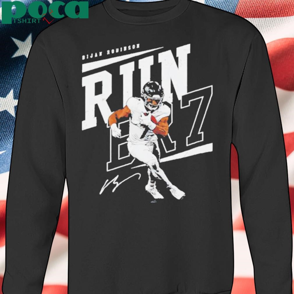 Bijan Robinson Atlanta Falcons Run Br 7 Football Signature shirt