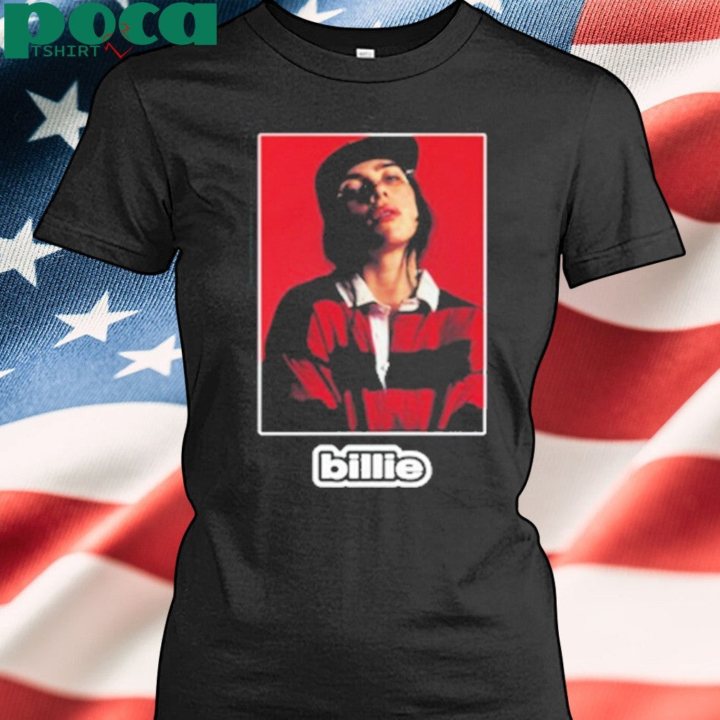 Billie Eilish Shirt Blue Billie Photo Shirt