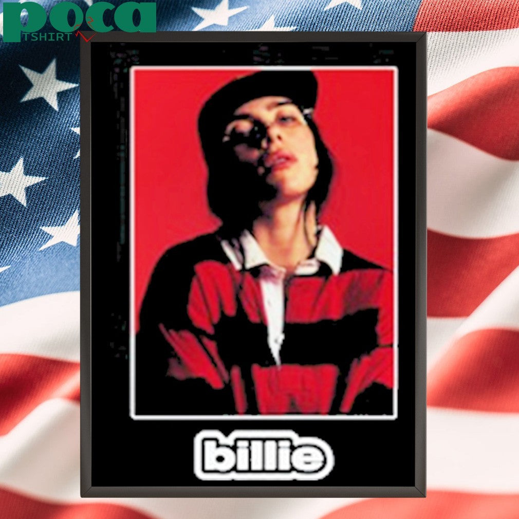Billie Eilish Shirt Blue Billie Photo Shirt