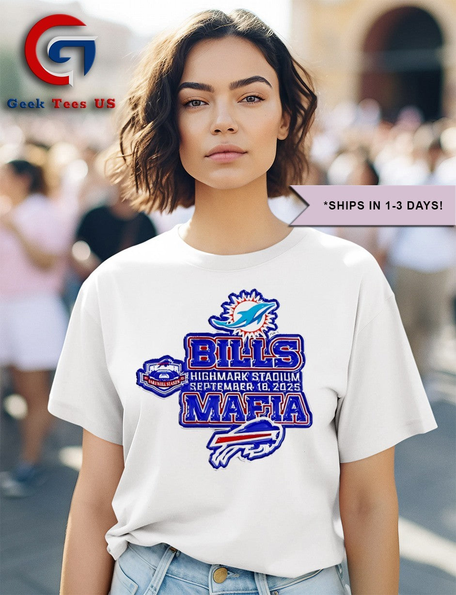 Bills vs Dolphins Farewell Season Gameday Football 2025 shirt