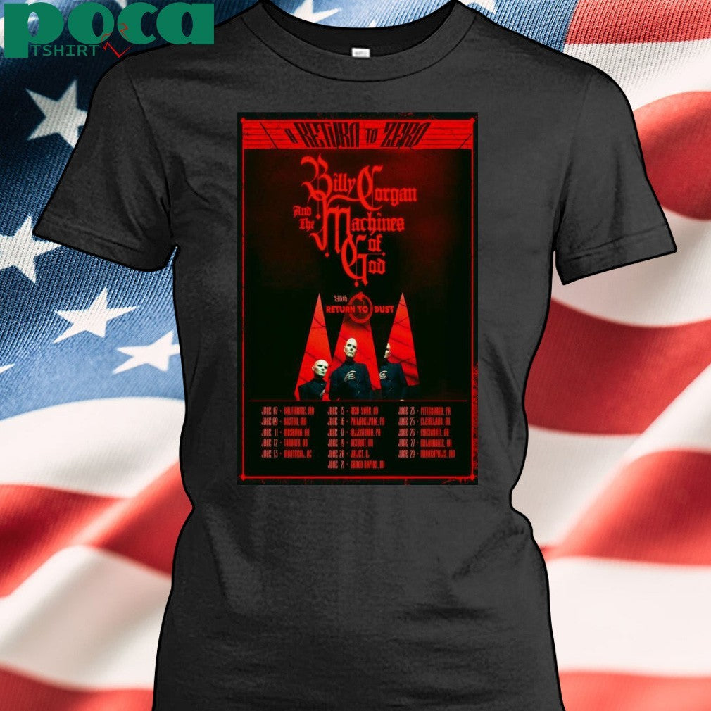 Billy Corgan And The Machines of God June 2025 Poster shirt