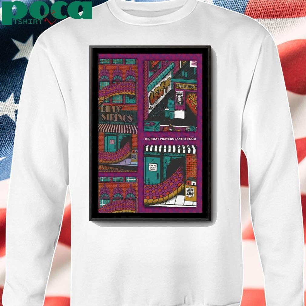 Billy Strings Bridgestone Arena, Nashville, TN March 1, 2025 Poster shirt