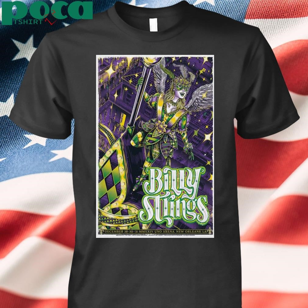Billy Strings December 29-31 2024 New Orleans LA Poster shirt