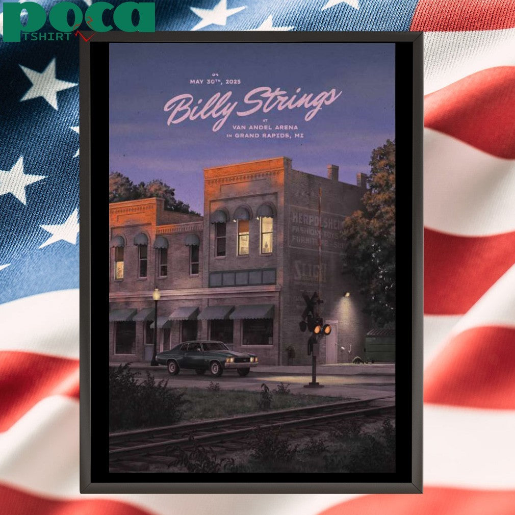 Billy Strings Grand Rapids MI 5-30-2025 Poster Shirt