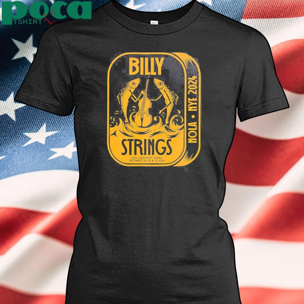Billy Strings NYE 2024 Black Sardines Tee Unisex T-Shirt