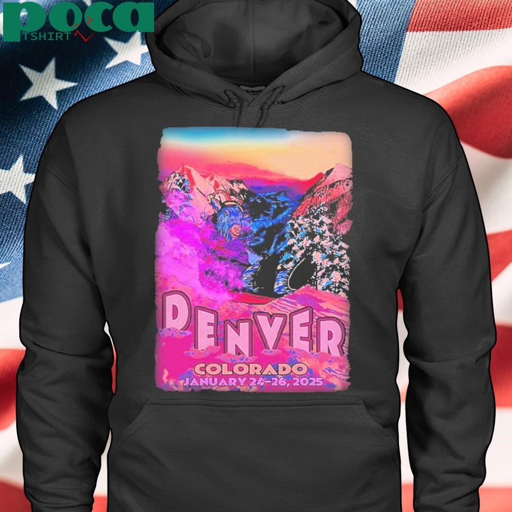 Billy Strings Shows In Denver Colorado Merch Poster On January 24-26 2025 The Snowing Goat Artwork Unisex T-Shirt