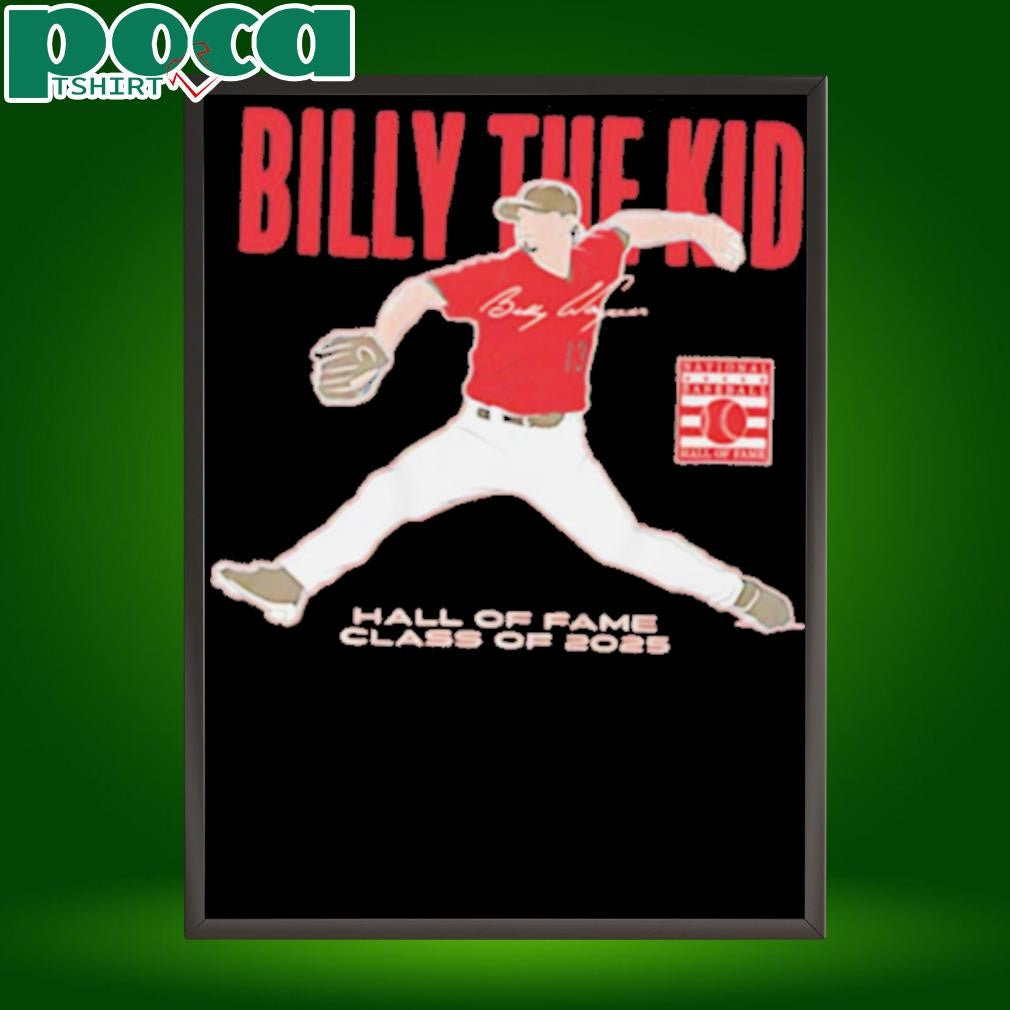 Billy Wagner Hall of Fame class of 2025 signature shirt