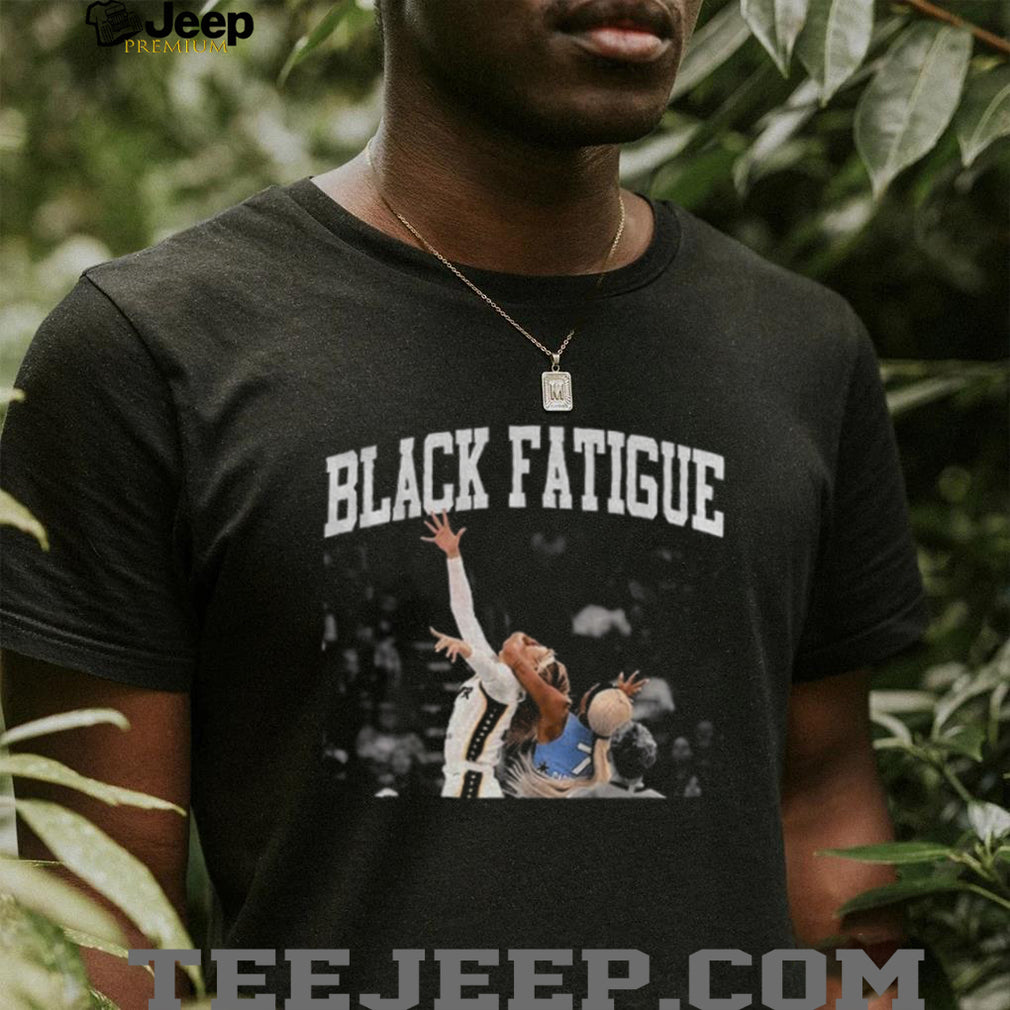 Black Fatigue Sophie Cunningham vs DiJonai WNBA moment shirt