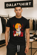 Bleach Anime Ichigo Kurosaki Hollow Mask Sword Manga shirt