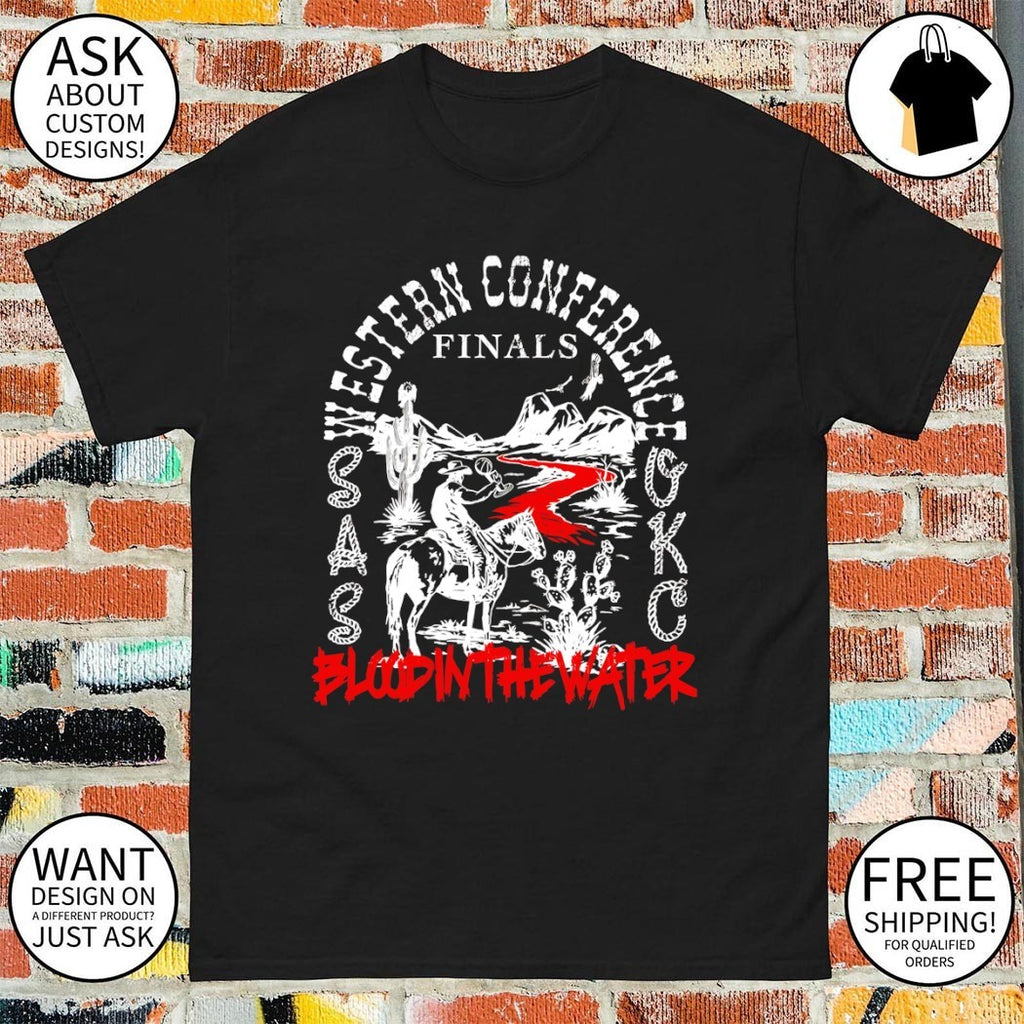 Blood in the Water Western Conference Finals vintage shirt