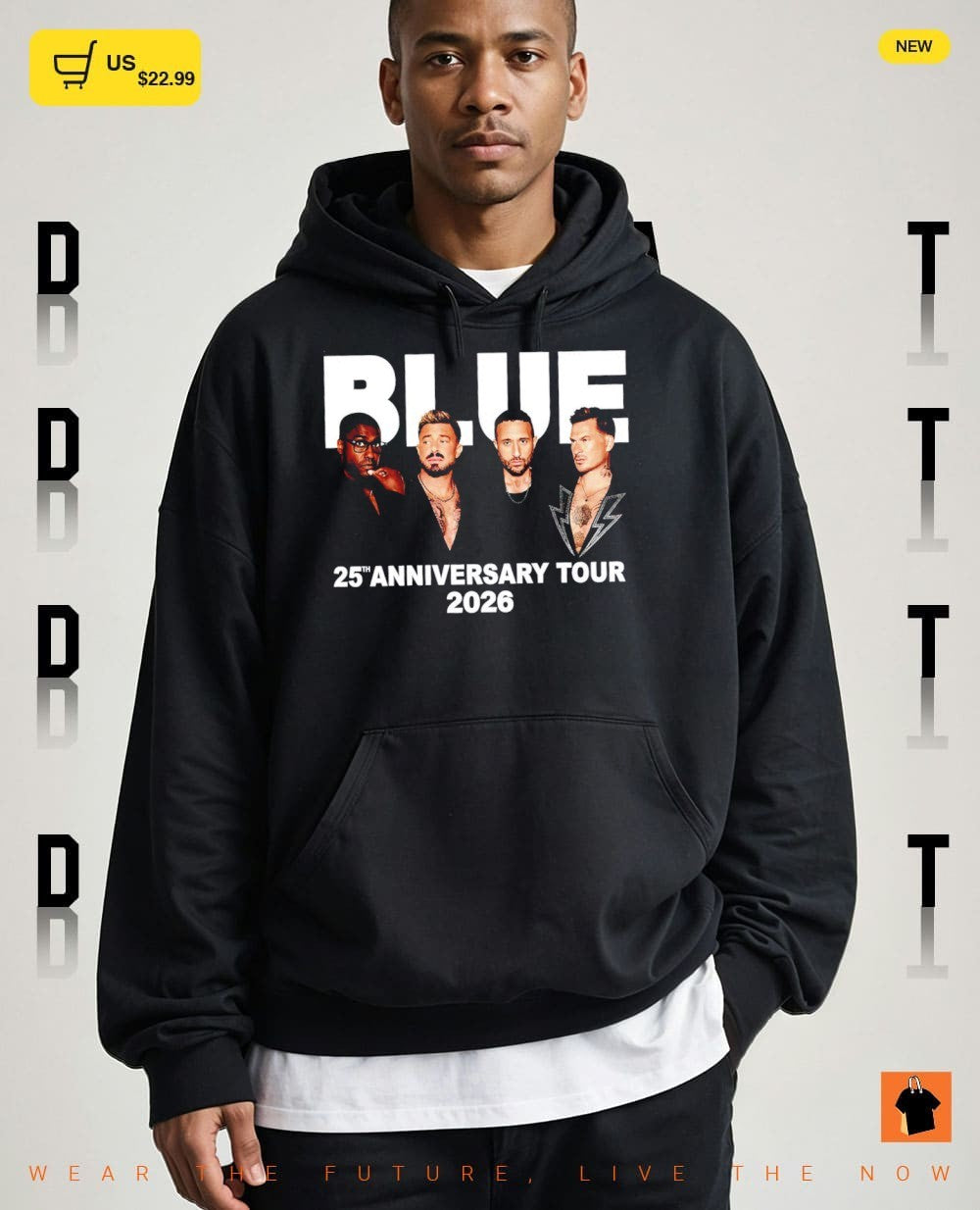 Blue 25th Anniversary Tour 2026 Concert shirt