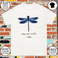 Blue graphic National Geographic Why Am I shirt